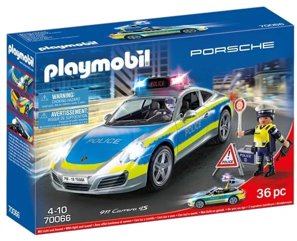 Playmobil Porsche - Porsche 911 Carrera 4S Polizei - Weiß