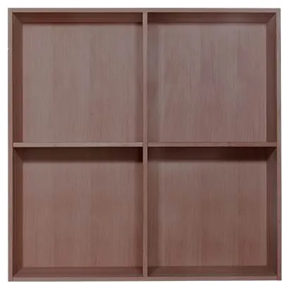 Kidi Bücherregal - Massiv gezinkte Eiche - Hell geräuchert - 34 cm