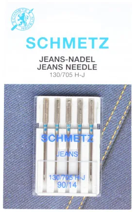 Schmetz Nähmaschinennadeln Jeans 90 - 5 Stk